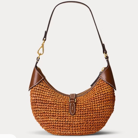 Ralph Lauren mini raffia Id bag - Picture 3 of 5